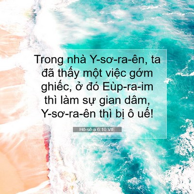 Picture 07 - Hô-sê-a 6:10 VIE - Trong nhà Y-sơ-ra-ên, ta đã thấy một - Bible Verse Picture