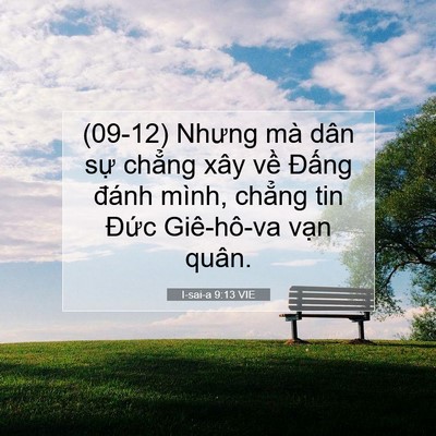 Picture 07 - I-sai-a 9:13 VIE - (09-12) Nhưng mà dân sự chẳng xây về - Bible Verse Picture