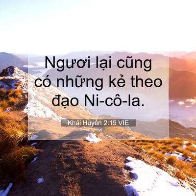 Picture 07 - Khải Huyền 2:15 VIE - Ngươi lại cũng có những kẻ theo đạo - Bible Verse Picture