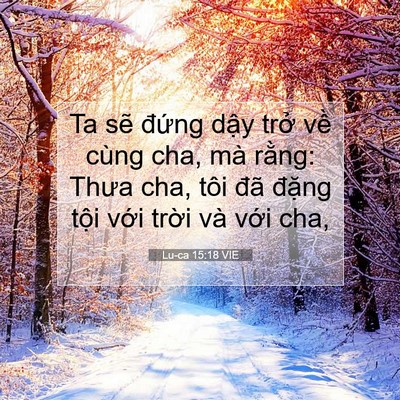 Picture 07 - Lu-ca 15:18 VIE - Ta sẽ đứng dậy trở về cùng cha, mà - Bible Verse Picture