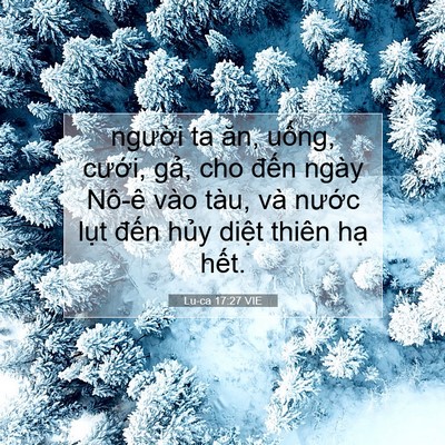 Picture 07 - Lu-ca 17:27 VIE - người ta ăn, uống, cưới, gả, cho - Bible Verse Picture