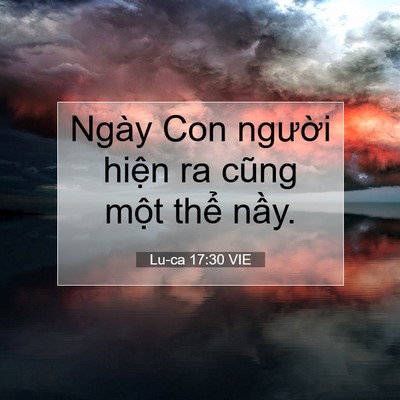 Picture 07 - Lu-ca 17:30 VIE - Ngày Con người hiện ra cũng một thể - Bible Verse Picture