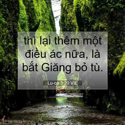Picture 07 - Lu-ca 3:20 VIE - thì lại thêm một điều ác nữa, là - Bible Verse Picture