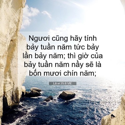 Picture 07 - Lê-vi 25:8 VIE - Ngươi cũng hãy tính bảy tuần năm tức - Bible Verse Picture