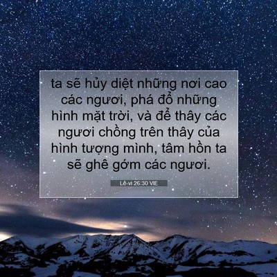 Picture 07 - Lê-vi 26:30 VIE - ta sẽ hủy diệt những nơi cao các - Bible Verse Picture