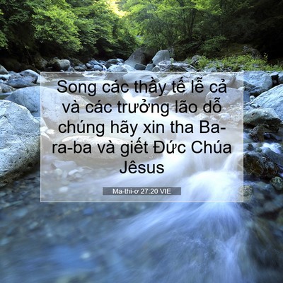 Picture 07 - Ma-thi-ơ 27:20 VIE - Song các thầy tế lễ cả và các - Bible Verse Picture