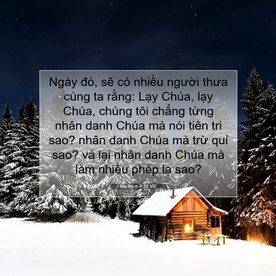 Picture 07 - Ma-thi-ơ 7:22 VIE - Ngày đó, sẽ có nhiều người thưa cùng - Bible Verse Picture