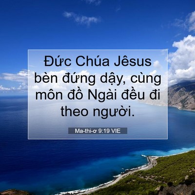 Picture 07 - Ma-thi-ơ 9:19 VIE - Đức Chúa Jêsus bèn đứng dậy, cùng - Bible Verse Picture