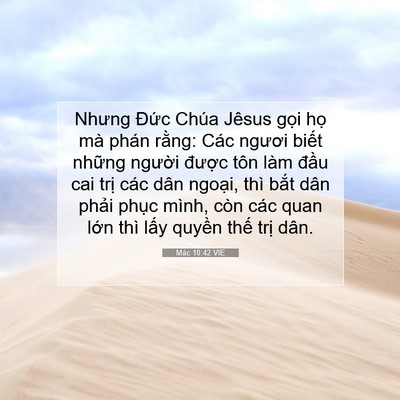 Picture 07 - Mác 10:42 VIE - Nhưng Đức Chúa Jêsus gọi họ mà phán - Bible Verse Picture