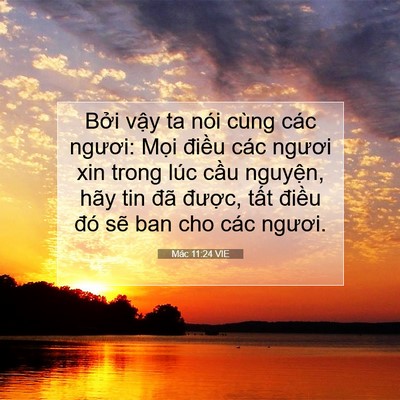 Picture 07 - Mác 11:24 VIE - Bởi vậy ta nói cùng các ngươi: Mọi - Bible Verse Picture