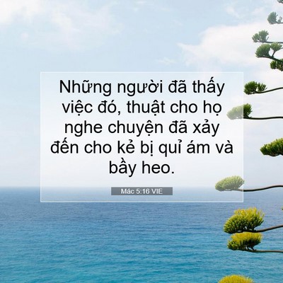 Picture 07 - Mác 5:16 VIE - Những người đã thấy việc đó, thuật - Bible Verse Picture
