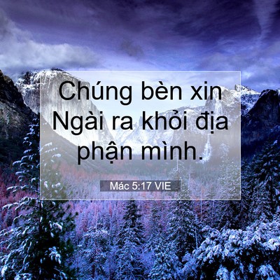 Picture 07 - Mác 5:17 VIE - Chúng bèn xin Ngài ra khỏi địa phận - Bible Verse Picture