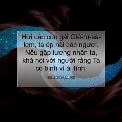Picture 07 - Nhã Ca 5:8 VIE - Hỡi các con gái Giê-ru-sa-lem, ta ép nài - Bible Verse Picture