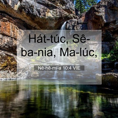 Picture 07 - Nê-hê-mi-a 10:4 VIE - Hát-túc, Sê-ba-nia, - Bible Verse Picture