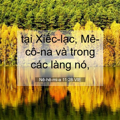 Picture 07 - Nê-hê-mi-a 11:28 VIE - tại Xiếc-lạc, Mê-cô-na và trong các - Bible Verse Picture