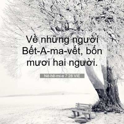 Picture 07 - Nê-hê-mi-a 7:28 VIE - Về những người Bết-A-ma-vết, bốn - Bible Verse Picture