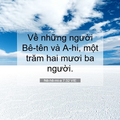 Picture 07 - Nê-hê-mi-a 7:32 VIE - Về những người Bê-tên và A-hi, một - Bible Verse Picture