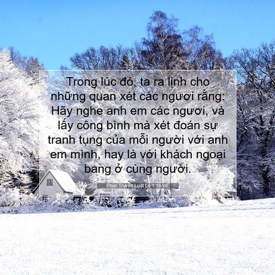 Picture 07 - Phục Truyền Luật Lệ 1:16 VIE - Trong lúc đó, ta ra lịnh cho những quan - Bible Verse Picture