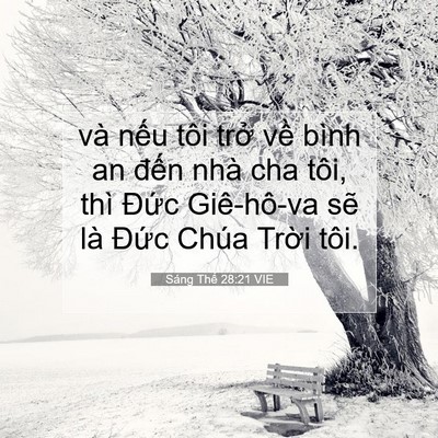 Picture 07 - Sáng Thế 28:21 VIE - và nếu tôi trở về bình an đến nhà - Bible Verse Picture