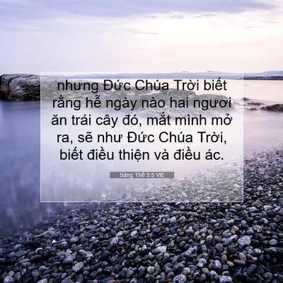Picture 07 - Sáng Thế 3:5 VIE - nhưng Đức Chúa Trời biết rằng hễ - Bible Verse Picture