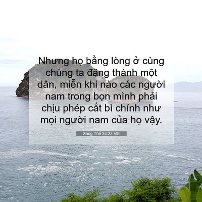 Picture 07 - Sáng Thế 34:22 VIE - Nhưng họ bằng lòng ở cùng chúng ta - Bible Verse Picture