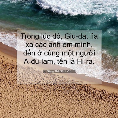 Picture 07 - Sáng Thế 38:1 VIE - Trong lúc đó, Giu-đa, lìa xa các anh em - Bible Verse Picture