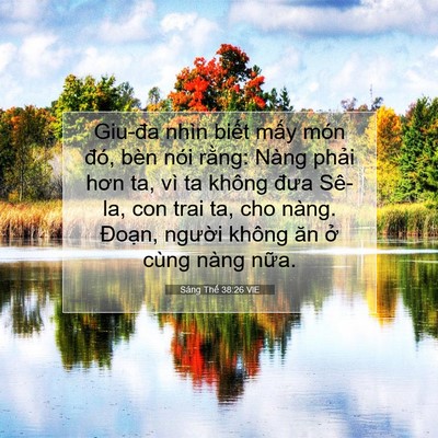 Picture 07 - Sáng Thế 38:26 VIE - Giu-đa nhìn biết mấy món đó, bèn nói - Bible Verse Picture