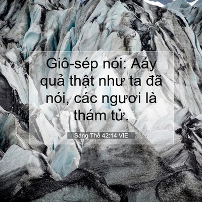 Picture 07 - Sáng Thế 42:14 VIE - Giô-sép nói: Aáy quả thật như ta đã - Bible Verse Picture