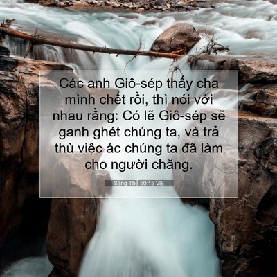 Picture 07 - Sáng Thế 50:15 VIE - Các anh Giô-sép thấy cha mình chết rồi, - Bible Verse Picture