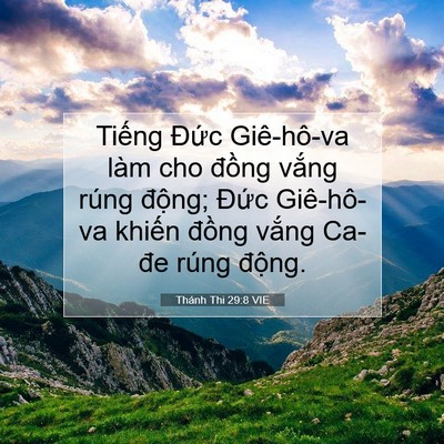 Picture 07 - Thánh Thi 29:8 VIE - Tiếng Đức Giê-hô-va làm cho đồng - Bible Verse Picture