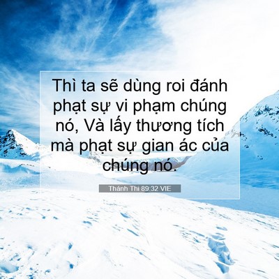 Picture 07 - Thánh Thi 89:32 VIE - Thì ta sẽ dùng roi đánh phạt sự vi - Bible Verse Picture
