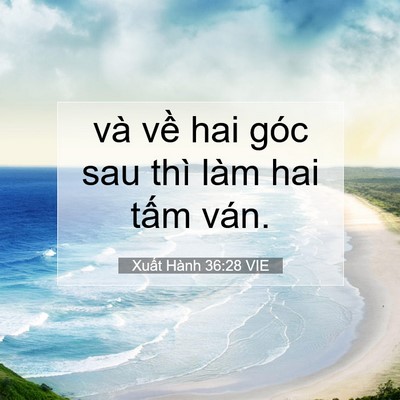 Picture 07 - Xuất Hành 36:28 VIE - và về hai góc sau thì làm hai tấm - Bible Verse Picture