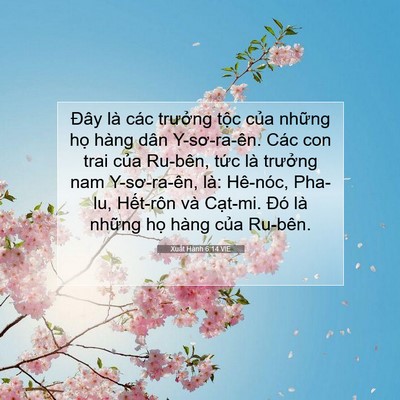 Picture 07 - Xuất Hành 6:14 VIE - Đây là các trưởng tộc của những họ - Bible Verse Picture