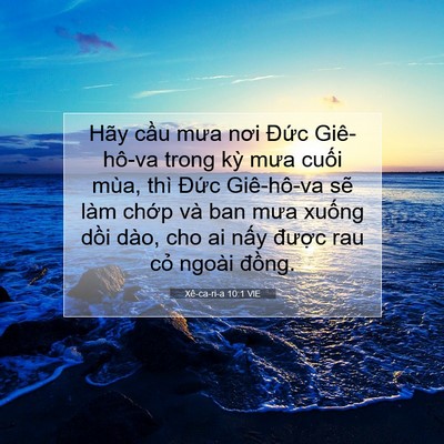Picture 07 - Xê-ca-ri-a 10:1 VIE - Hãy cầu mưa nơi Đức Giê-hô-va trong - Bible Verse Picture