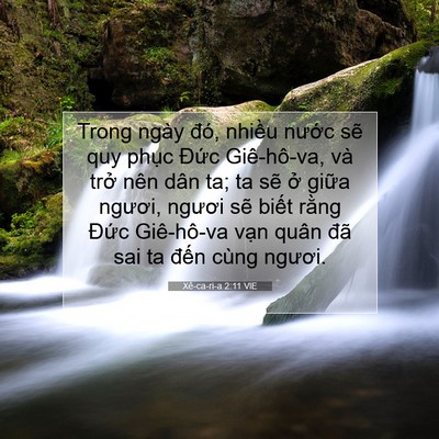 Picture 07 - Xê-ca-ri-a 2:11 VIE - Trong ngày đó, nhiều nước sẽ quy phục - Bible Verse Picture