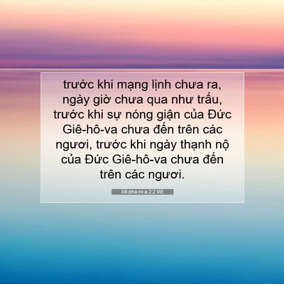 Picture 07 - Xê-pha-ni-a 2:2 VIE - trước khi mạng lịnh chưa ra, ngày giờ - Bible Verse Picture