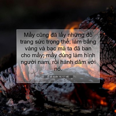 Picture 07 - Ê-xê-ki-ên 16:17 VIE - Mầy cũng đã lấy những đồ trang sức - Bible Verse Picture