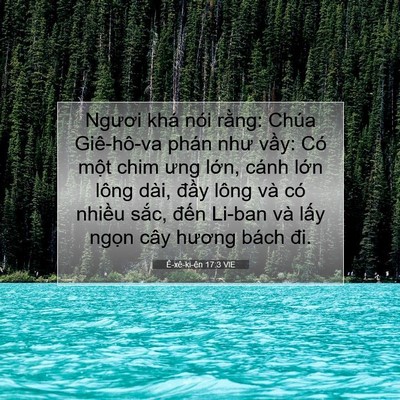 Picture 07 - Ê-xê-ki-ên 17:3 VIE - Ngươi khá nói rằng: Chúa Giê-hô-va phán - Bible Verse Picture
