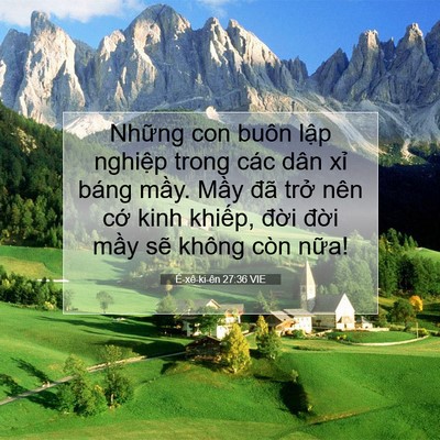 Picture 07 - Ê-xê-ki-ên 27:36 VIE - Những con buôn lập nghiệp trong các dân - Bible Verse Picture