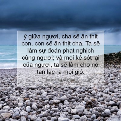 Picture 07 - Ê-xê-ki-ên 5:10 VIE - ỳ giữa ngươi, cha sẽ ăn thịt con, con - Bible Verse Picture