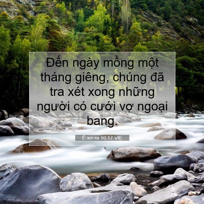 Picture 07 - Ê-xơ-ra 10:17 VIE - Đến ngày mồng một tháng giêng, chúng - Bible Verse Picture