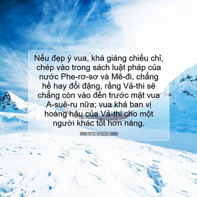Picture 07 - Ê-xơ-tê 1:19 VIE - Nếu đẹp ý vua, khá giáng chiếu chỉ, - Bible Verse Picture