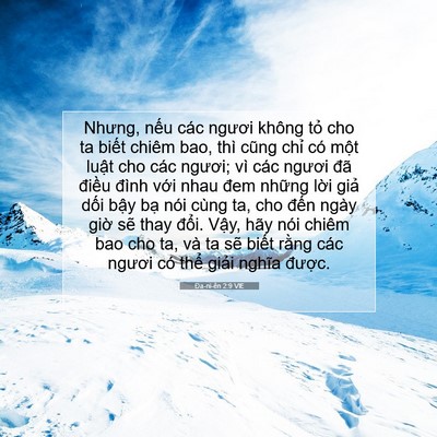 Picture 07 - Ða-ni-ên 2:9 VIE - Nhưng, nếu các ngươi không tỏ cho ta - Bible Verse Picture