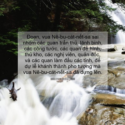 Picture 07 - Ða-ni-ên 3:2 VIE - Đoạn, vua Nê-bu-cát-nết-sa sai nhóm các - Bible Verse Picture