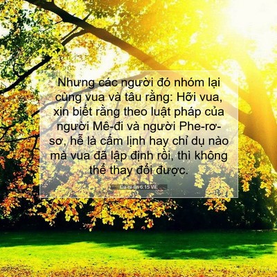 Picture 07 - Ða-ni-ên 6:15 VIE - Nhưng các người đó nhóm lại cùng vua - Bible Verse Picture