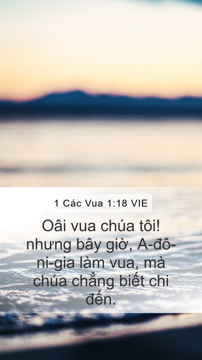 1 Các Vua 1:18 VIE Bible Verse Image