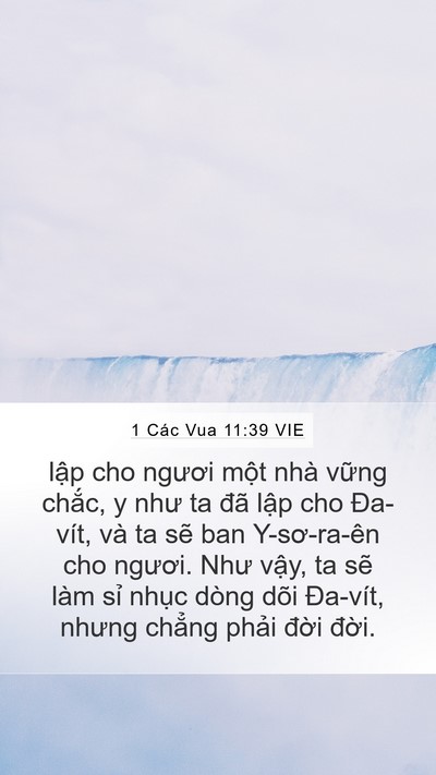 1 Các Vua 11:39 VIE Bible Verse Image