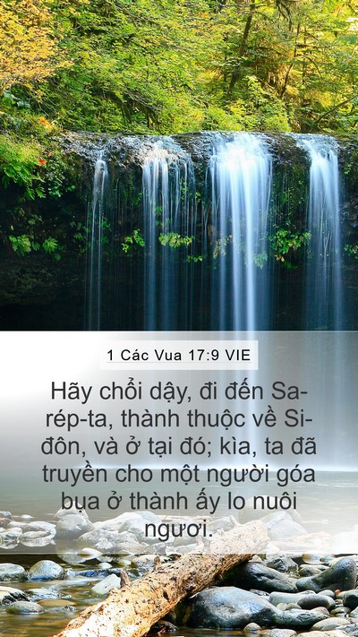 1 Các Vua 17:9 VIE Bible Verse Image