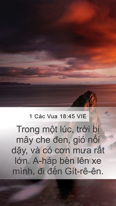 1 Các Vua 18:45 VIE Bible Verse Image