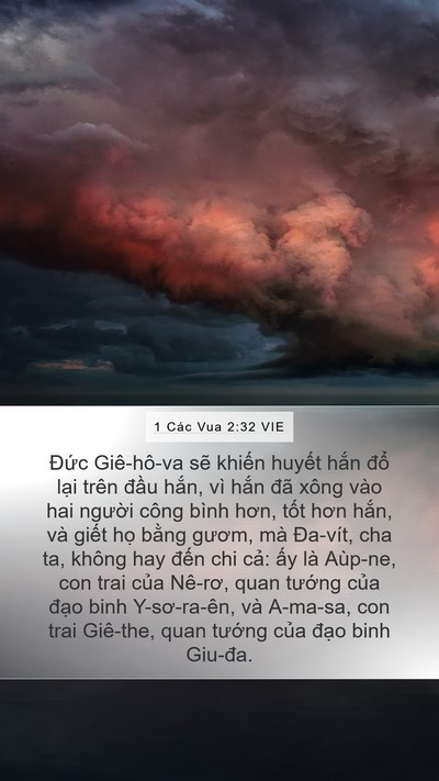 1 Các Vua 2:32 VIE Bible Verse Image
